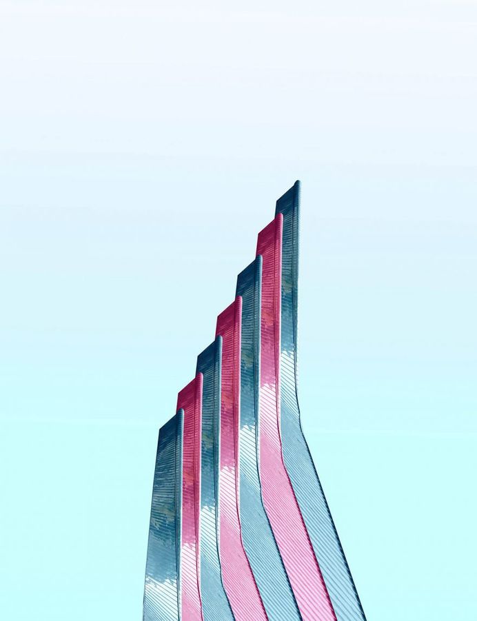 Minimalist and Colorful Architecture Photography by Simone Hutsch