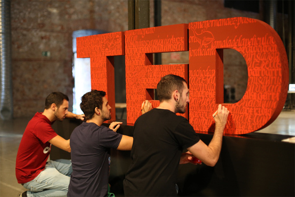 TEDxMadrid #calligraphy #red #ted #madrid #unifinished #tedx #type #typography