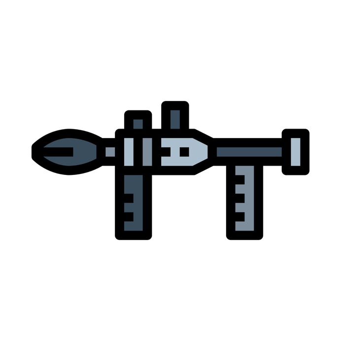 See more icon inspiration related to bazooka, grenades, launchers, miscellaneous, launcher, army, arms, weapons and weapon on Flaticon.