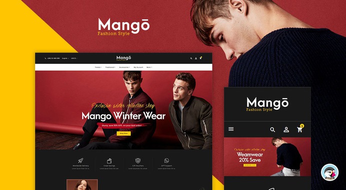 #Mango - #Fashion #Boutique #Style - #Prestashop #Responsive #Theme #eCommerce #Website #Design #Template