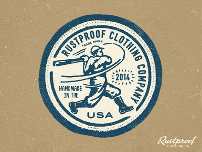 RUSTPROOF Clothing Patch #baseball