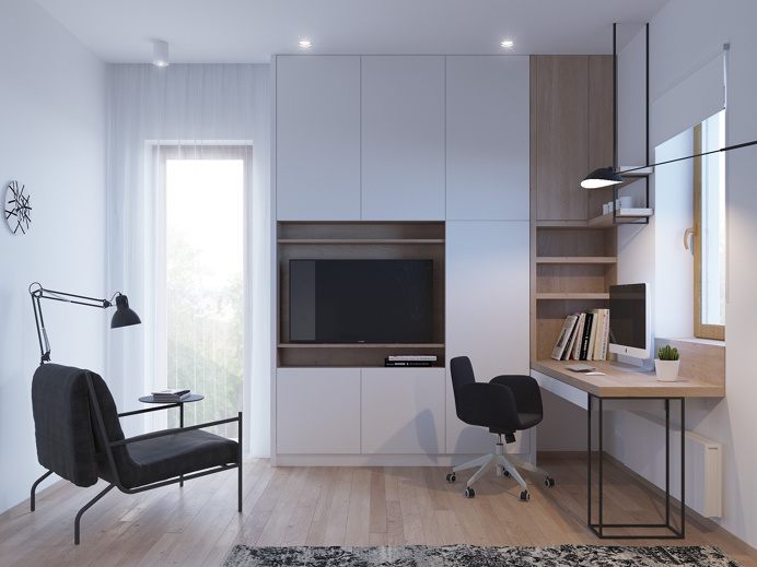 Minimal scandinavian house Kolodishchi