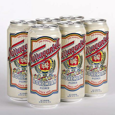 Narragansett Bohemian Pilsner Cans #packaging #beer