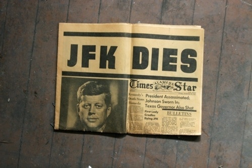 Category: Talents » Jonas Eriksson #jfk #newspaper