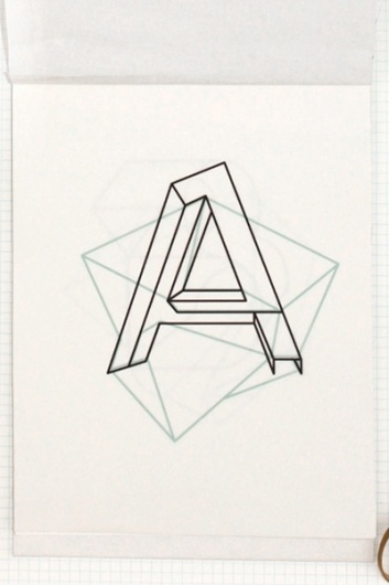 Buamai - Buamai Curation #lettering #optical #illusion #impossible #design #graphic #shapes #wagner #amelie