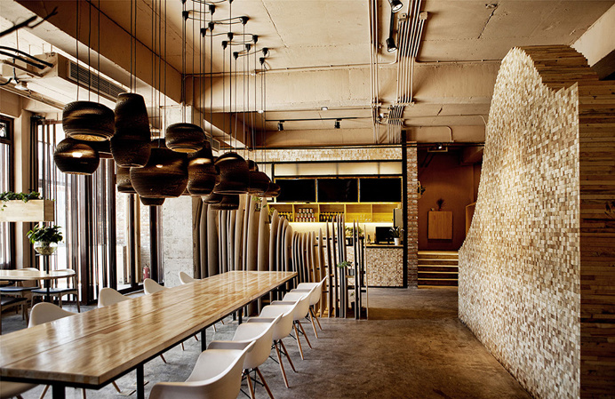 chairs, interior, design, lights, space