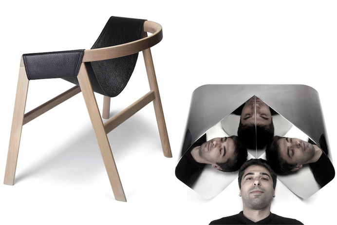 Toni Grilo, silla Dartagnan y su espejo Cutting Space