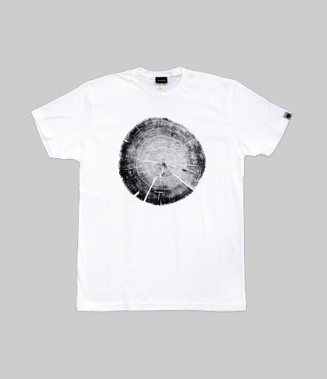 Fourth is King. Cedar Pole by Bryan Nash Gill: White #woodcut #nash #gill #design #tshirt #is #fourth #art #streetwear #fashion #bryan #king