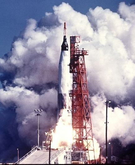 The Historic Flight of Mercury 6 - Alan Taylor - In Focus - The Atlantic #canaveral #cape #mercury #glenn #atlas #john