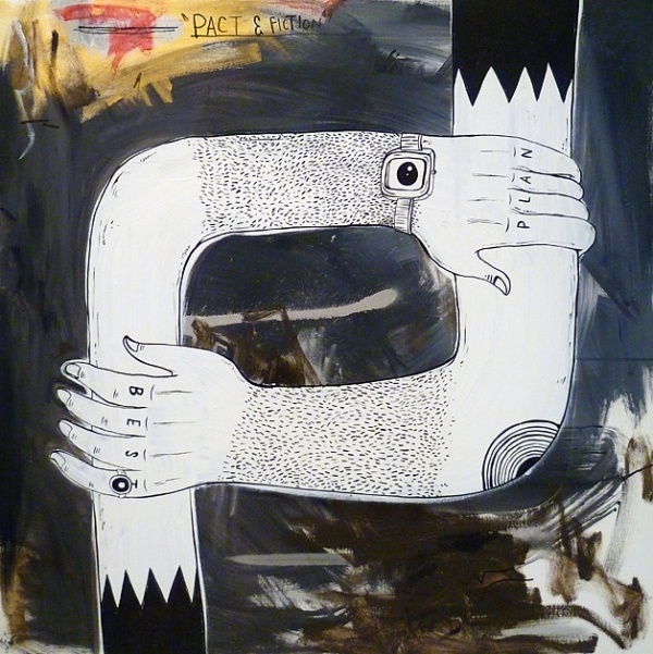 The Resistance Movement : speakcryptic #white #level #next #black #illustration #painting #and