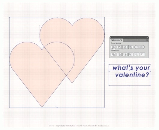 Arc & Co. | Multi-Disciplinary Design Studio #valentines #vector #poster #hearts #day