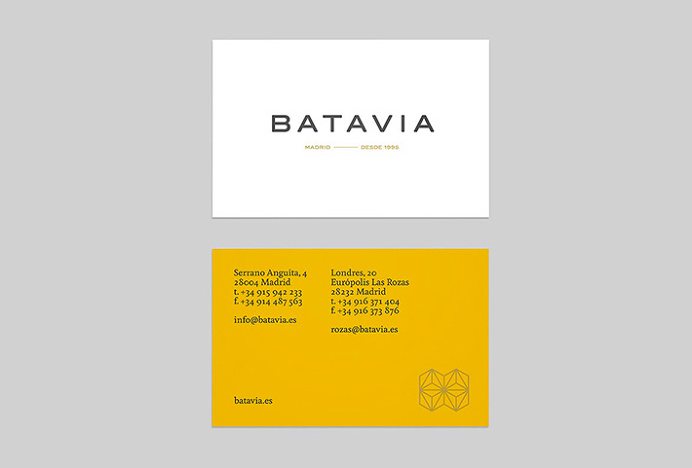 Batavia by We Are Rifle #graphic design #business cards #print