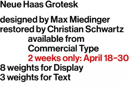 Swiss Legacy | Swiss Legacy, by the initiative of Art Director Xavier Encinas, is a blog focused on typography, graphic design and inspirational matte #neue #christian #schwartz #type #grotesk #haas #typography