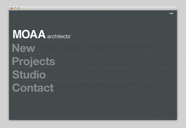 Websites We Love — MOAA Architects #design #website #architecture #studio #webdesign #layout #web