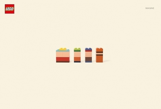 Creative Review - Imagine with Lego #lego #advertising