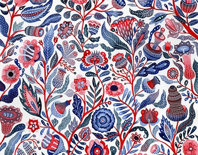 Plant Patterns on Behance
