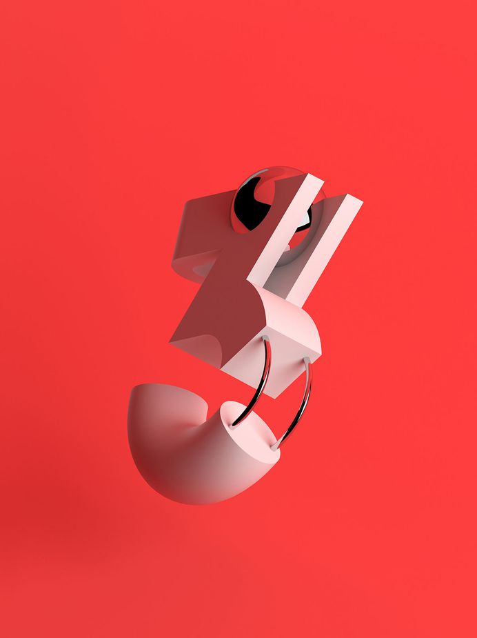 Wired — Typographic Numbers on Behance