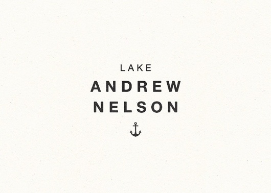 Logo Project: Branding 10,000 Lakes #white #avant #type #black #and #logo #typography