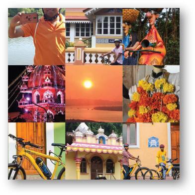 We've got a sweet way of celebrating Navratri this year. We'll be dressing in colours that represent the next nine starlit nights. Today, B:Llive bleeds orange with #goaninstagrammers #letsblive #funoverfuel #fun #ev #ecotourism #eco #tours...