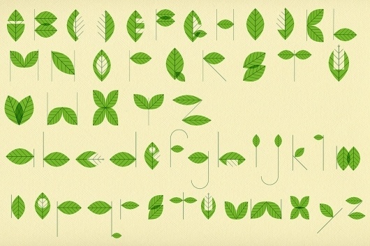 Patrick Draws Things #patrick #hruby #leaves #typography