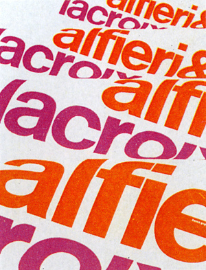 Franco Grignani — Alfieri & Lacroix (1950) #1950 #lacroix #grignani #alfieri #franco
