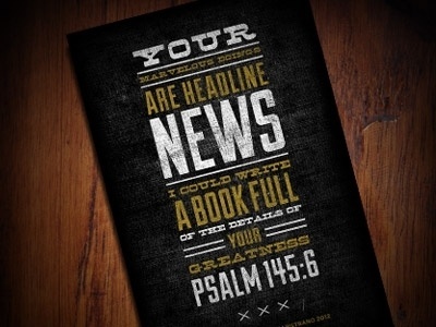 Dribbble - Notebook Cover by Tim Moore #verse #texture #typography