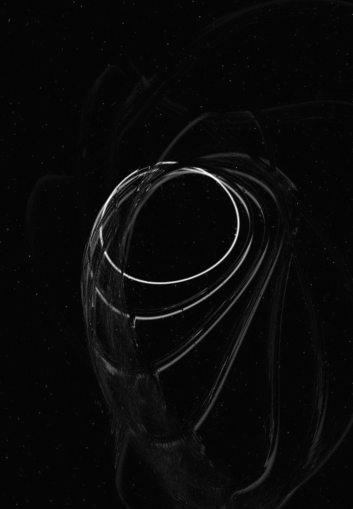 Space Knots I by // Generative illustration created in code. // Prints available // #generative #coding #abstract #texture #digital #art