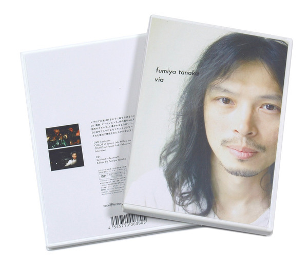 "FUMIYA TANAKA / VIA" #sleeve #graphic #cd