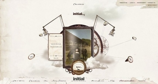 Wudai Shiguo - 五代十国's Photos - initial Website Revamp #fashion #graphic #vintage #initial