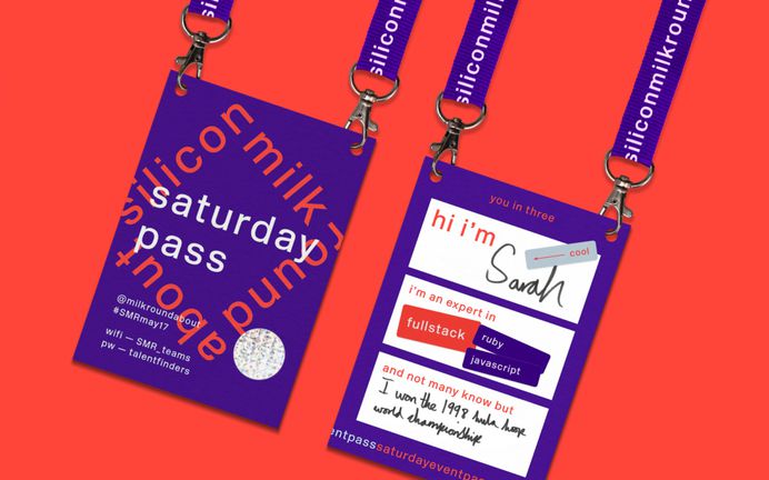 Silicon Milkroundabout lanyard by Onwards