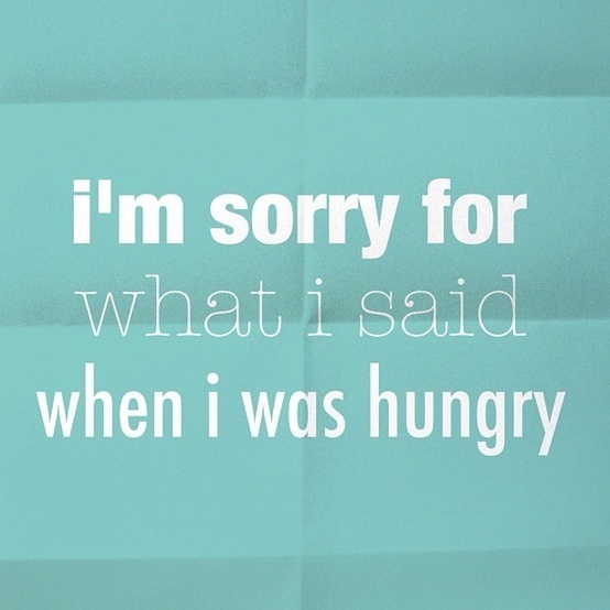hangry.