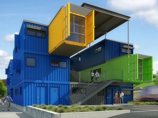 Colorful Box Office in Rhode Island | 123 Inspiration #shipping #island #truthbox #studio #rhode #distill
