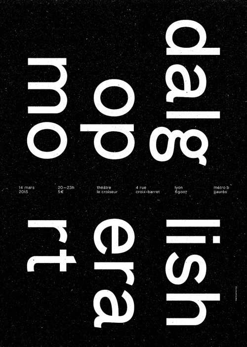Editorial, Poster, typography