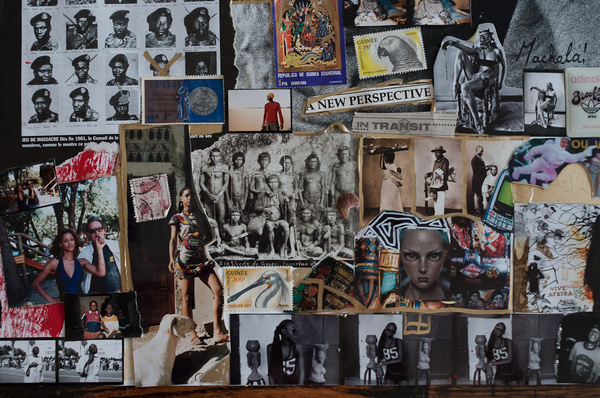 Delphine Diaw Diallo #peter #beard #collage