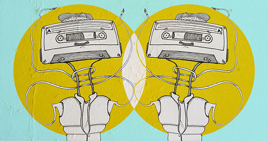 "Cassette" by Molly Yllom #illustration #character #design
