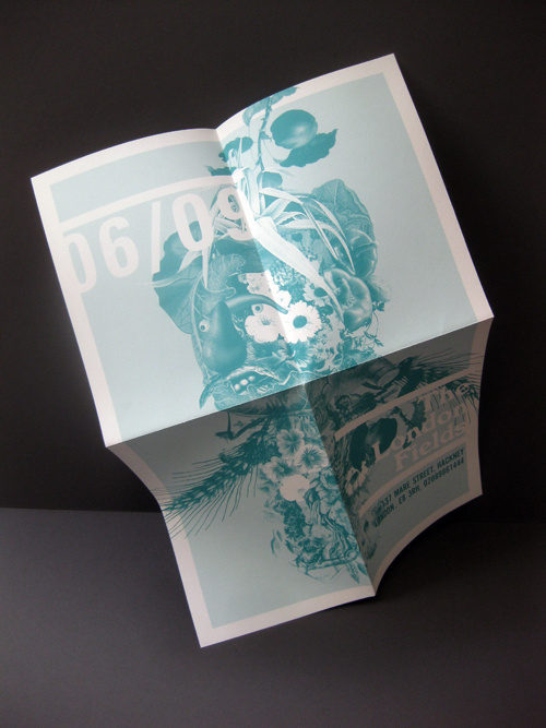 THE LONDON FIELDS Emily Forgot Graphic Artist #print #flyer #mono #poster