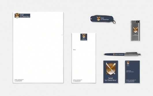 JAMES OCONNELL DESIGN AND ART DIRECTION | HOTEL LE DESERTEUR IDENTITY #swiss #stationary #branding #hotelier #claret #bruch #identity #deserteur #logo