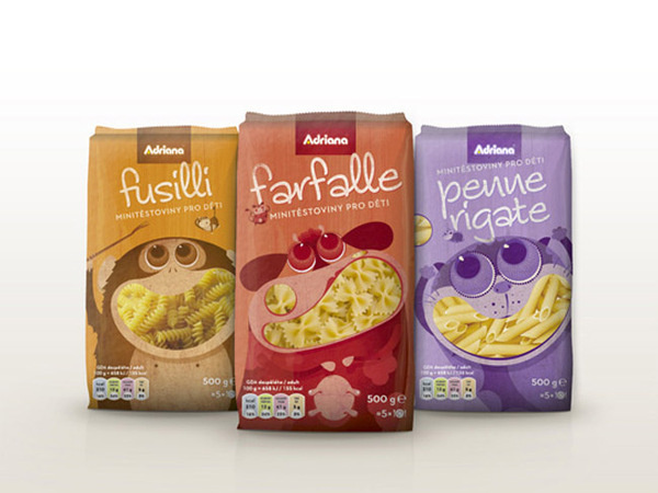 Adriana Mini Pasta on Packaging of the World Creative Package Design Gallery #packaging