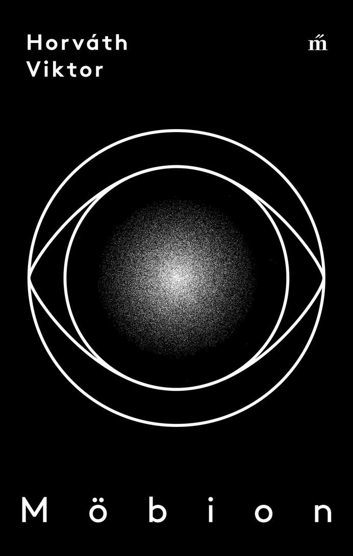 Möbion book cover for Magvető - The universe caught in the eye
