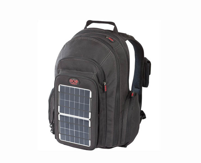 With Voltaic Solar Backpack you can charge all your handheld devices on the go. #design #product #industrial #modern #outdoor