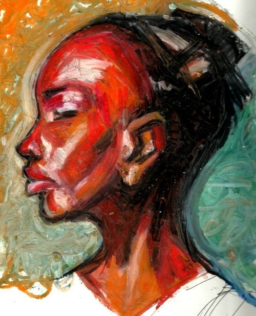 REED MY MIND. #pastel #oil