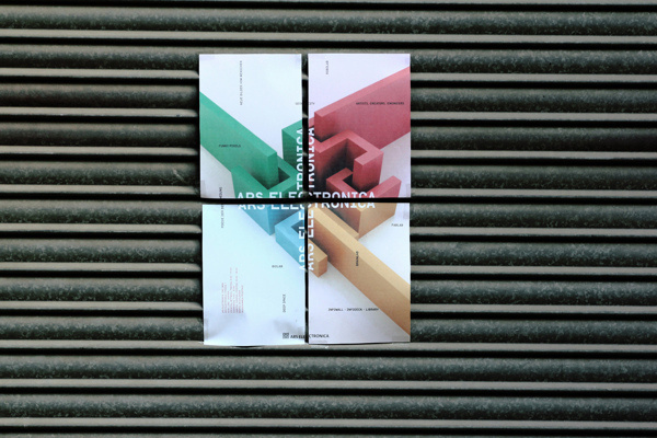 Ars Electronica Poster #3d #render #electronica #design #book #composition #cover #identity #are #poster #logo #logotype #covers #grid #cartel #innovation #graphic #experimental #system #art #street #ars #editorial #magazine