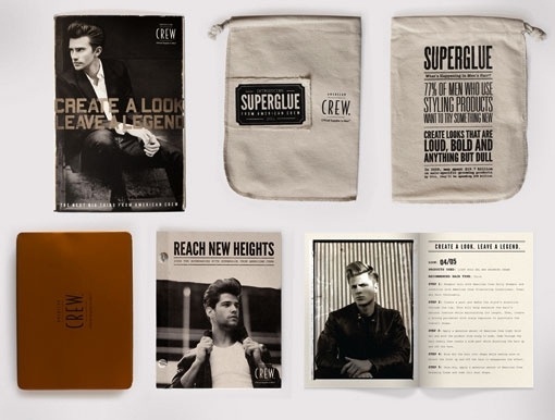 design work life » KARSHHAGAN: Superglue #hair #brand #promo #kit