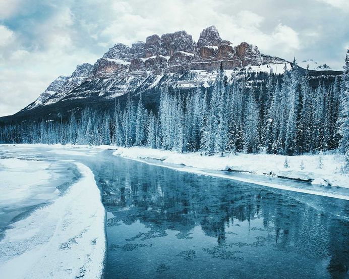 Winter Scenes of Banff National Park by Tasha Marie
