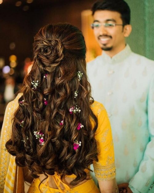 Rose Braid With Romantic Curls