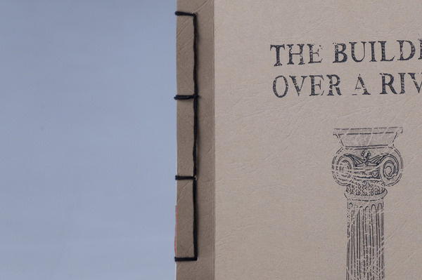 Building Poetics by Nicolo Arena #illustration #book #hand drawn #book design #lettering #building #japanese #binding #river #story #pop #up