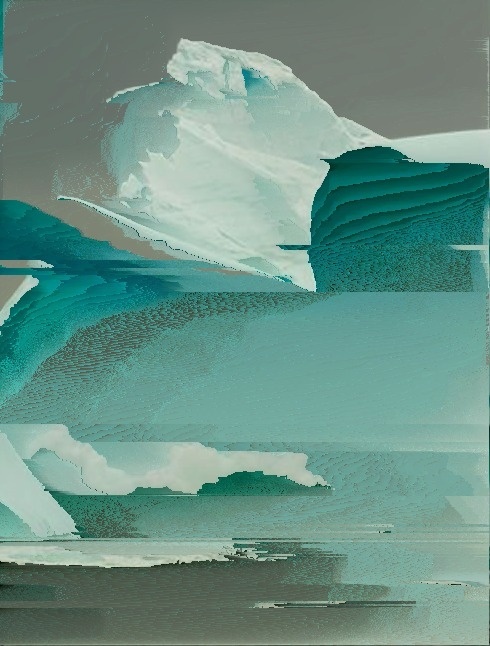 Tumblr #iceberg #glitch #corrupt