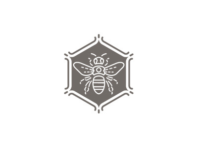 Hansa honig #mark #branding #bee #insect #illustration #logo