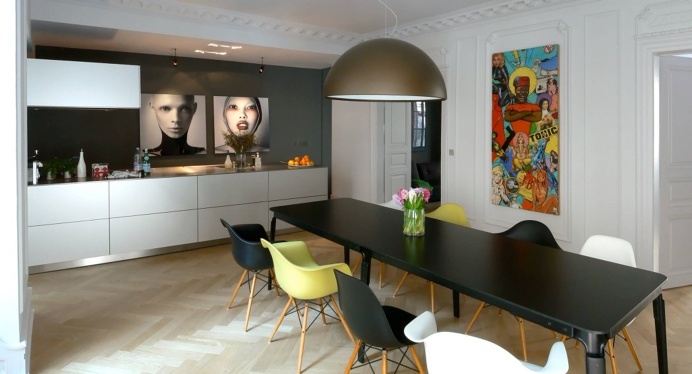 Dining table, Eames, kitchen