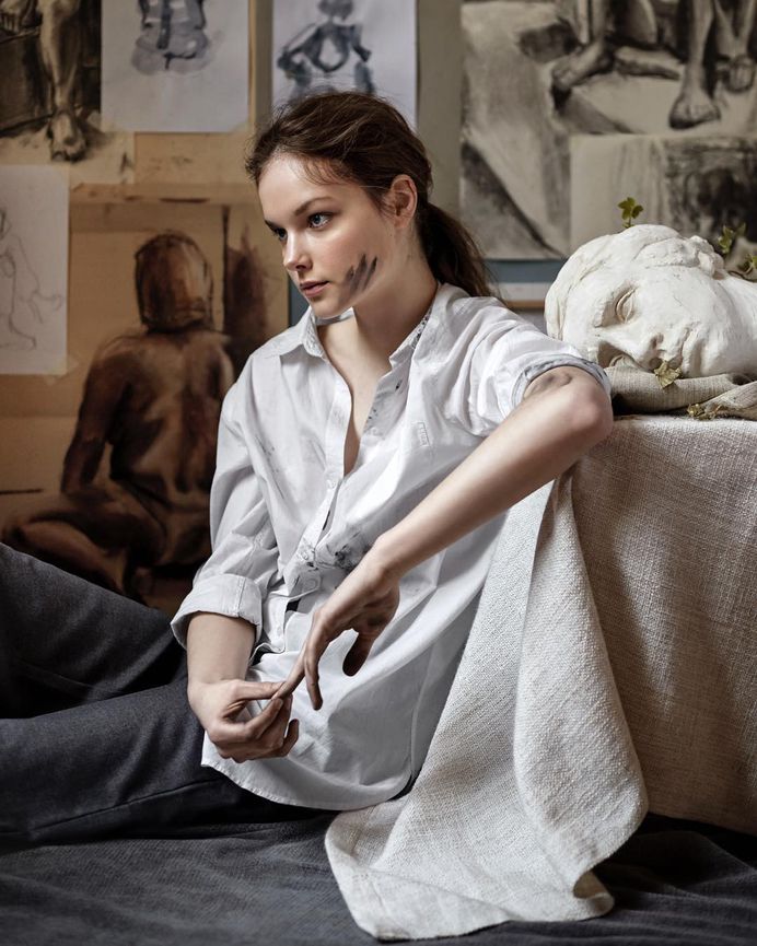Beautiful Female Portrait Photography by Szilard Orban